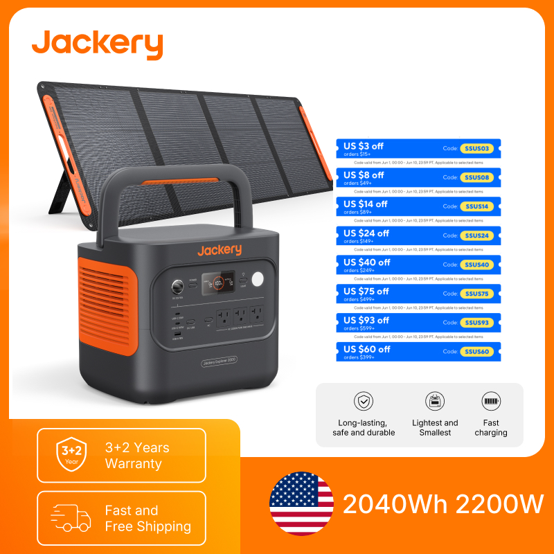 Power Outdoor Jackery - Jackery Explorer 2000v2 Portable Power Station