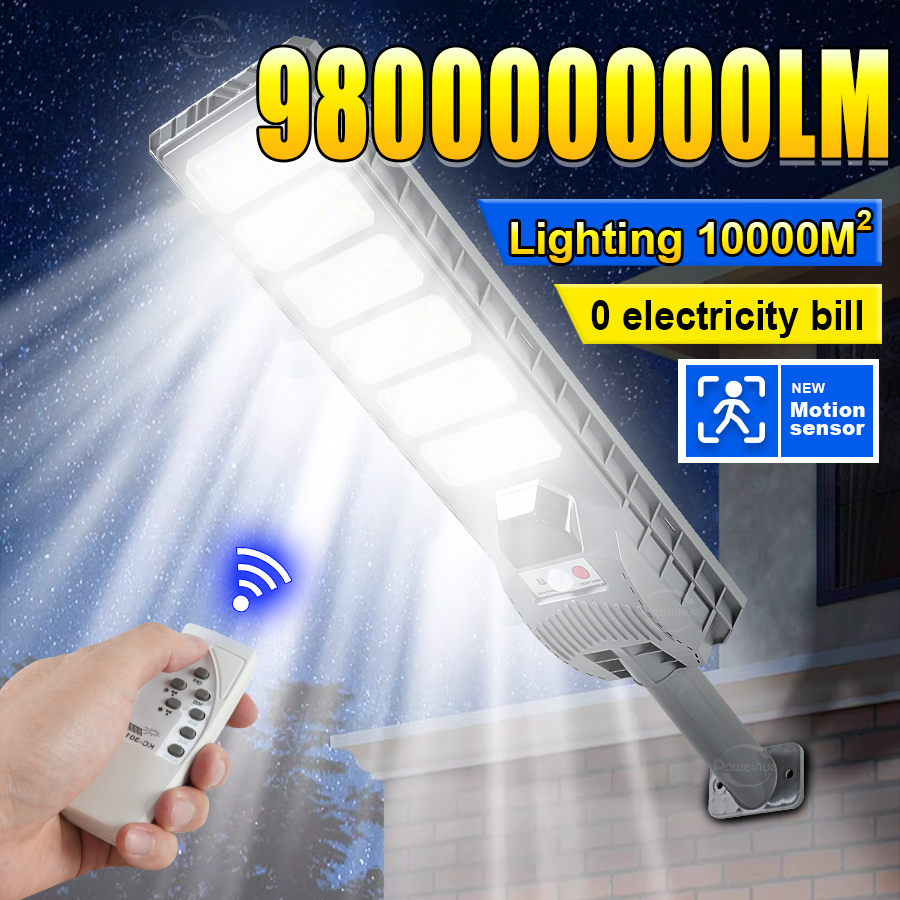 Outdoor Power Garage - New 980000000LM Solar Light Remote Control