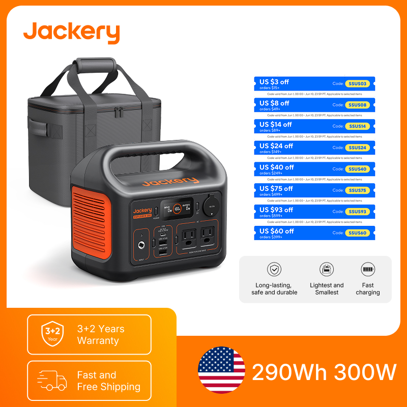 Power Outdoor Jackery - Jackery Portable Power Station Explorer 300
