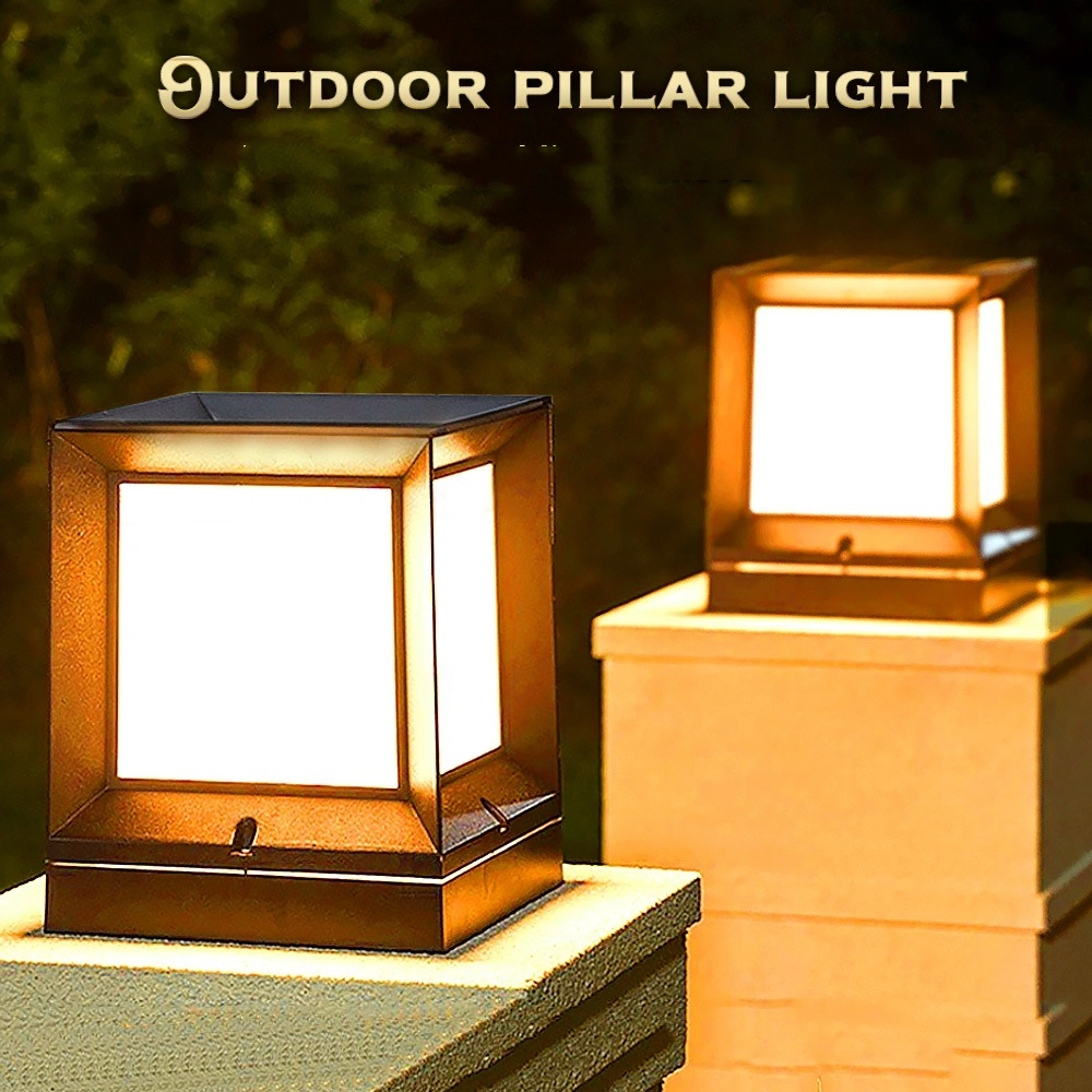 Outdoor Power Tower - Modern E27 Led Outdoor Post Light