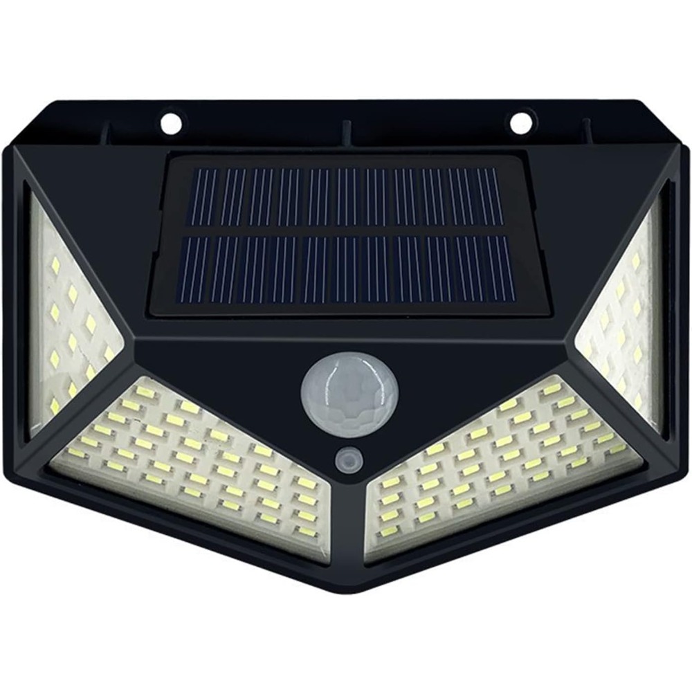 Outdoor Power Garage - 100 LED Wall Lamp Solar Lights