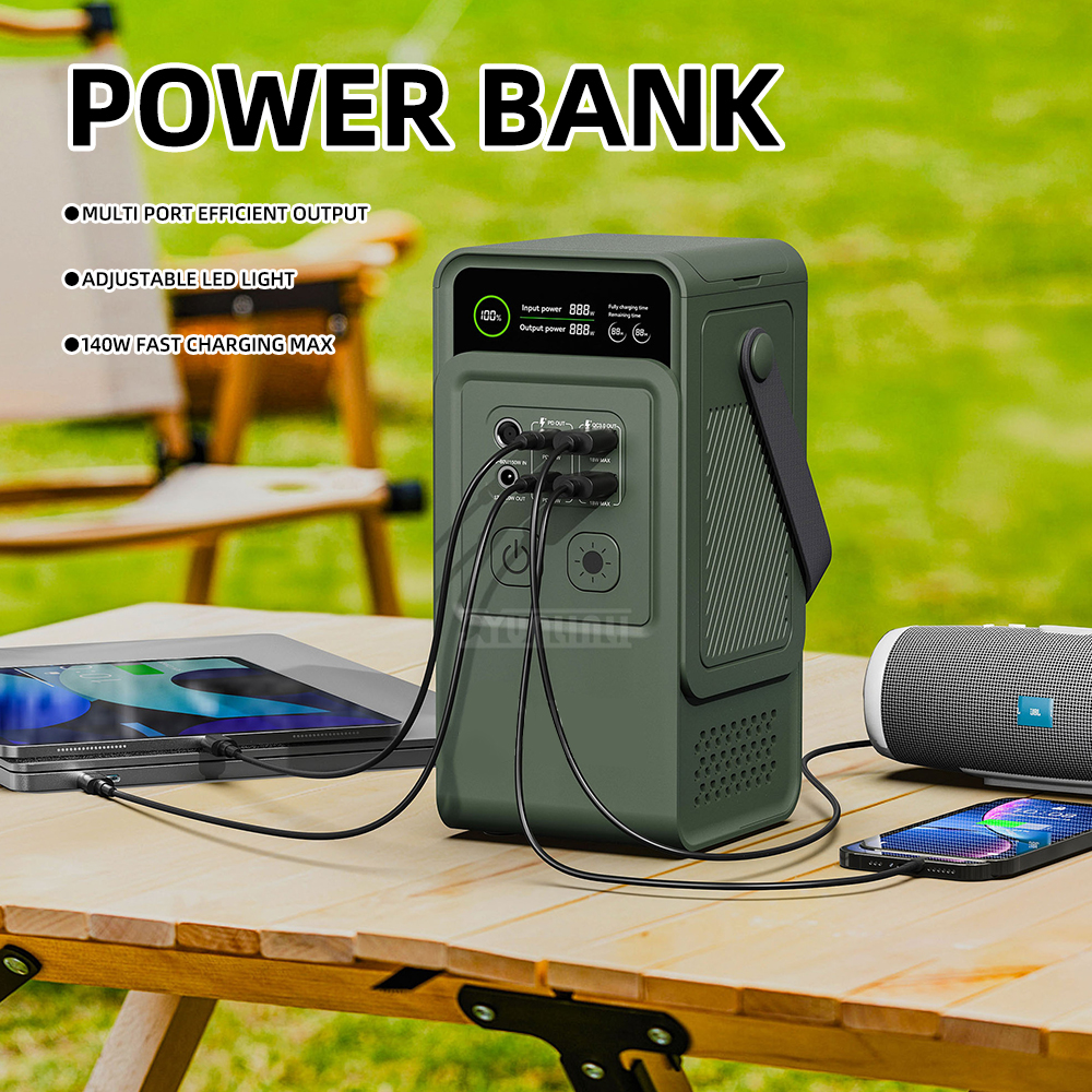 Outdoor Power Tower - 200W Portable Power Station, Rechargeable Battery