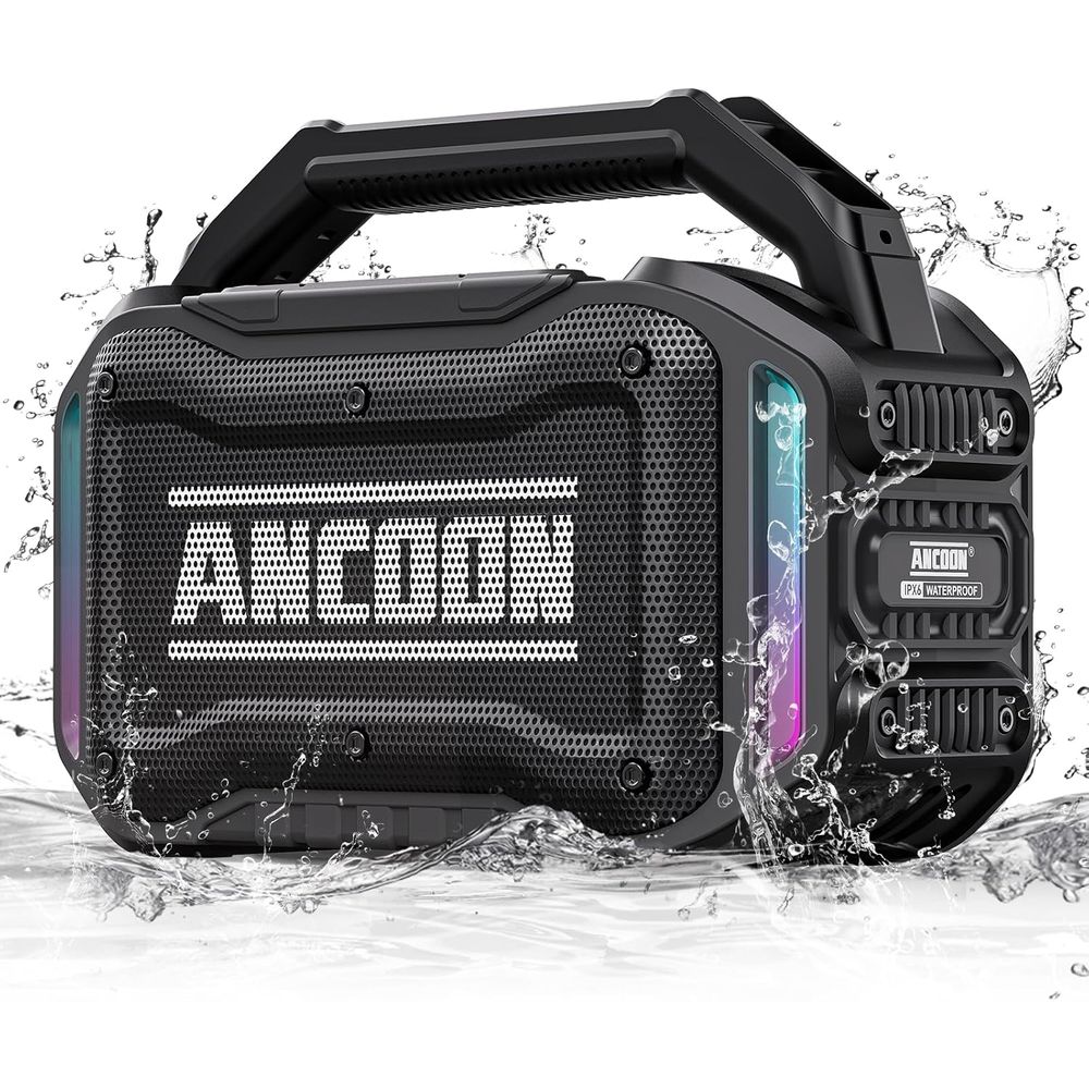 Outdoor Power Garage - 80W Peak Power Bluetooth Speaker with