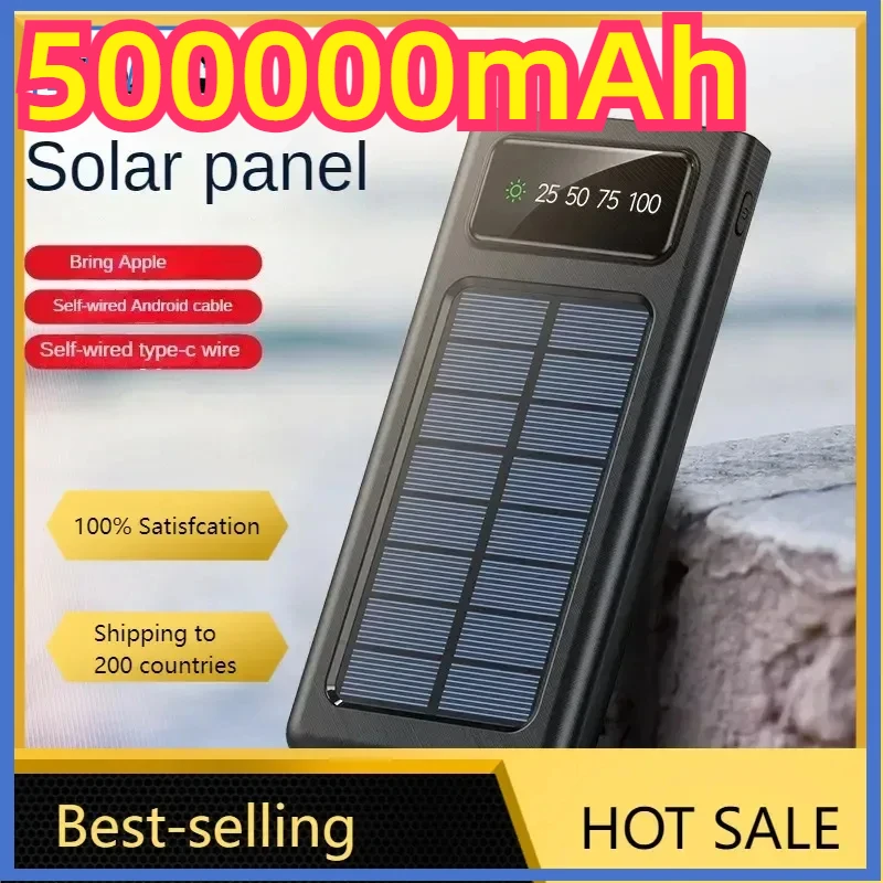 500000MAH Solar Power Bank, Co - Outdoor Power Adapter Usb C recensie en prijs