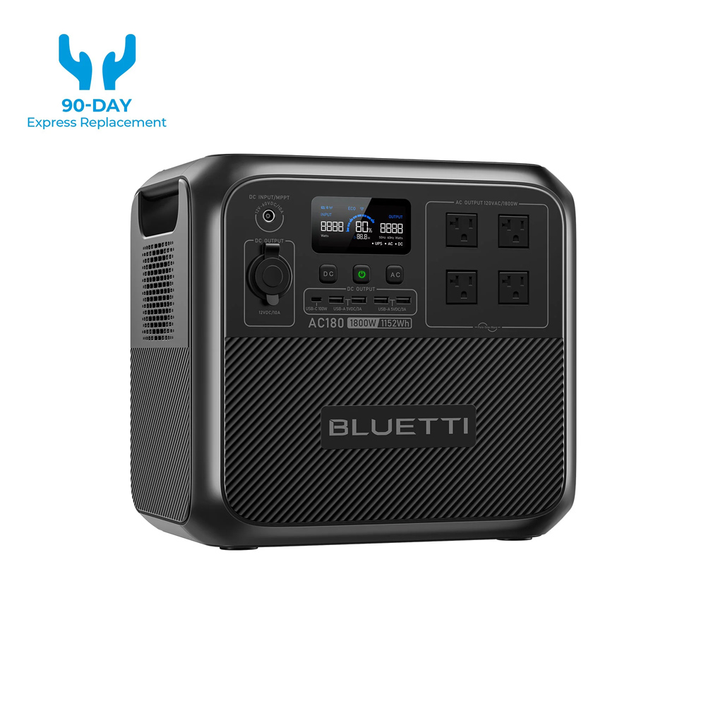 【RENEW】BLUETTI AC180 Solar Por - Outdoor Power Tower recensie en prijs