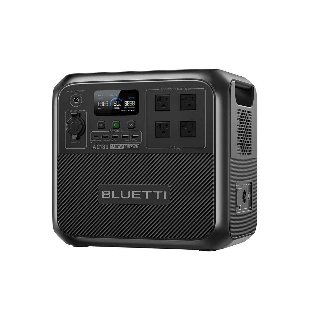 【RENEW】BLUETTI AC180 Solar Por - Outdoor Power Tower recensie en prijs