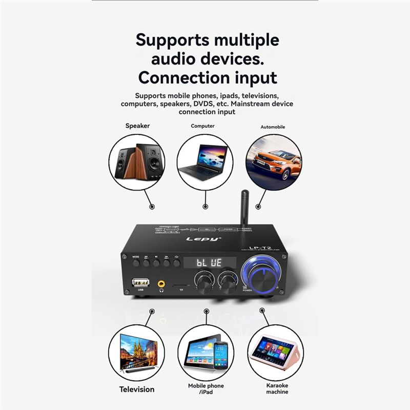 Lepy LP-T2 Hifi Audio Amplifie - Outdoor Power Garage recensie en prijs