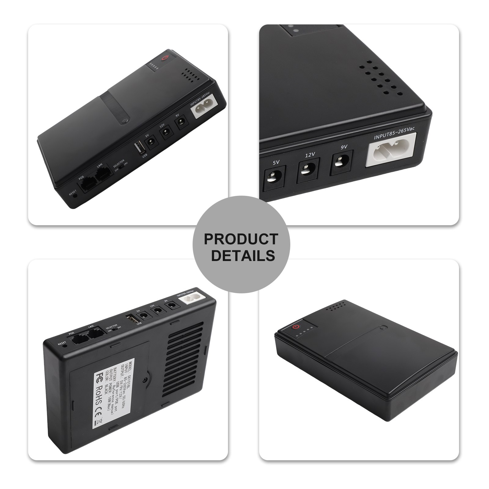 1018L 5V 9V 12V Backup DC UPS  - Outdoor Uninterruptible Power Supply recensie en prijs