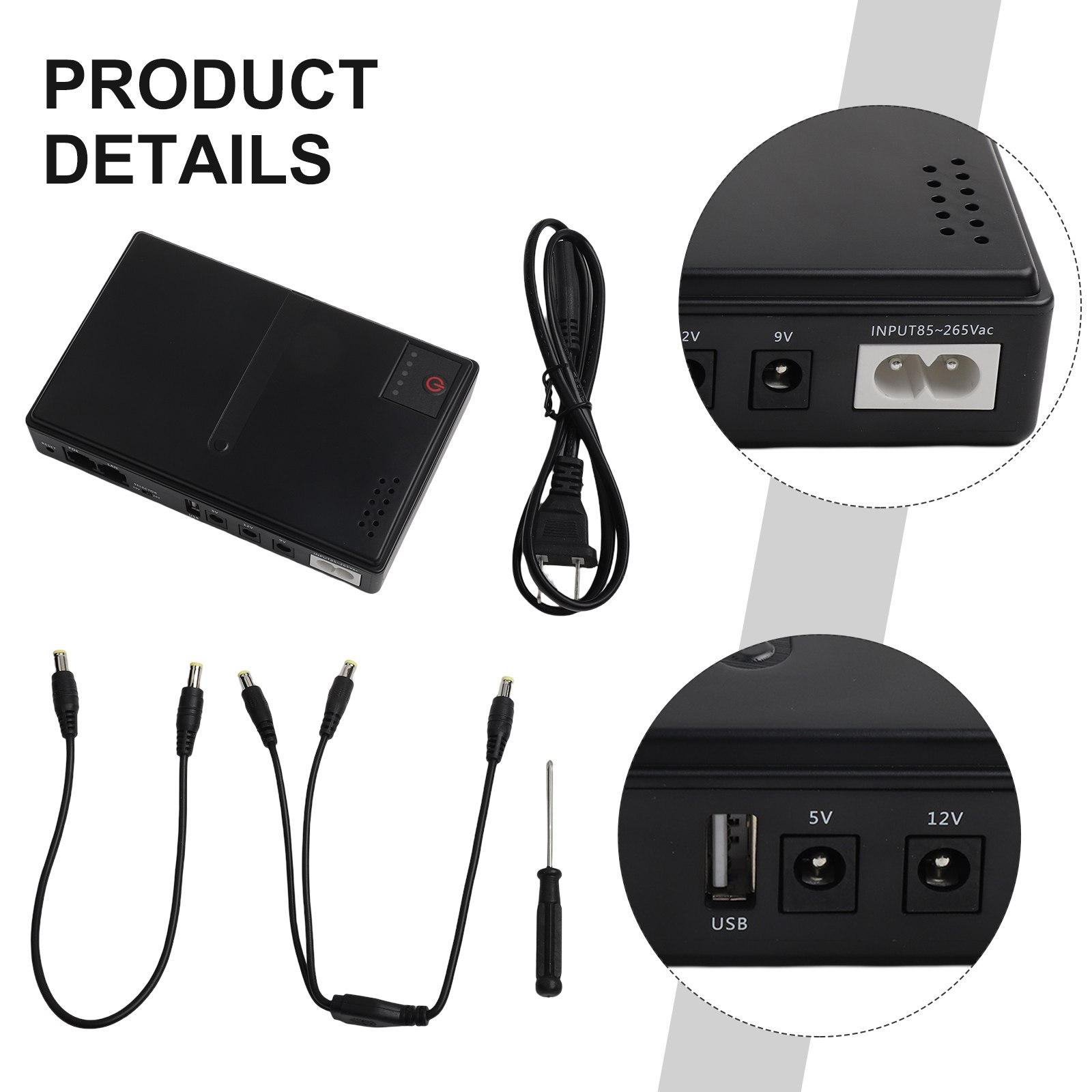 1018L 5V 9V 12V Backup DC UPS  - Outdoor Uninterruptible Power Supply recensie en prijs