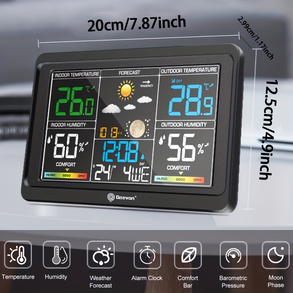 Geevon Digital Weather Station - Outdoor Power Tower recensie en prijs