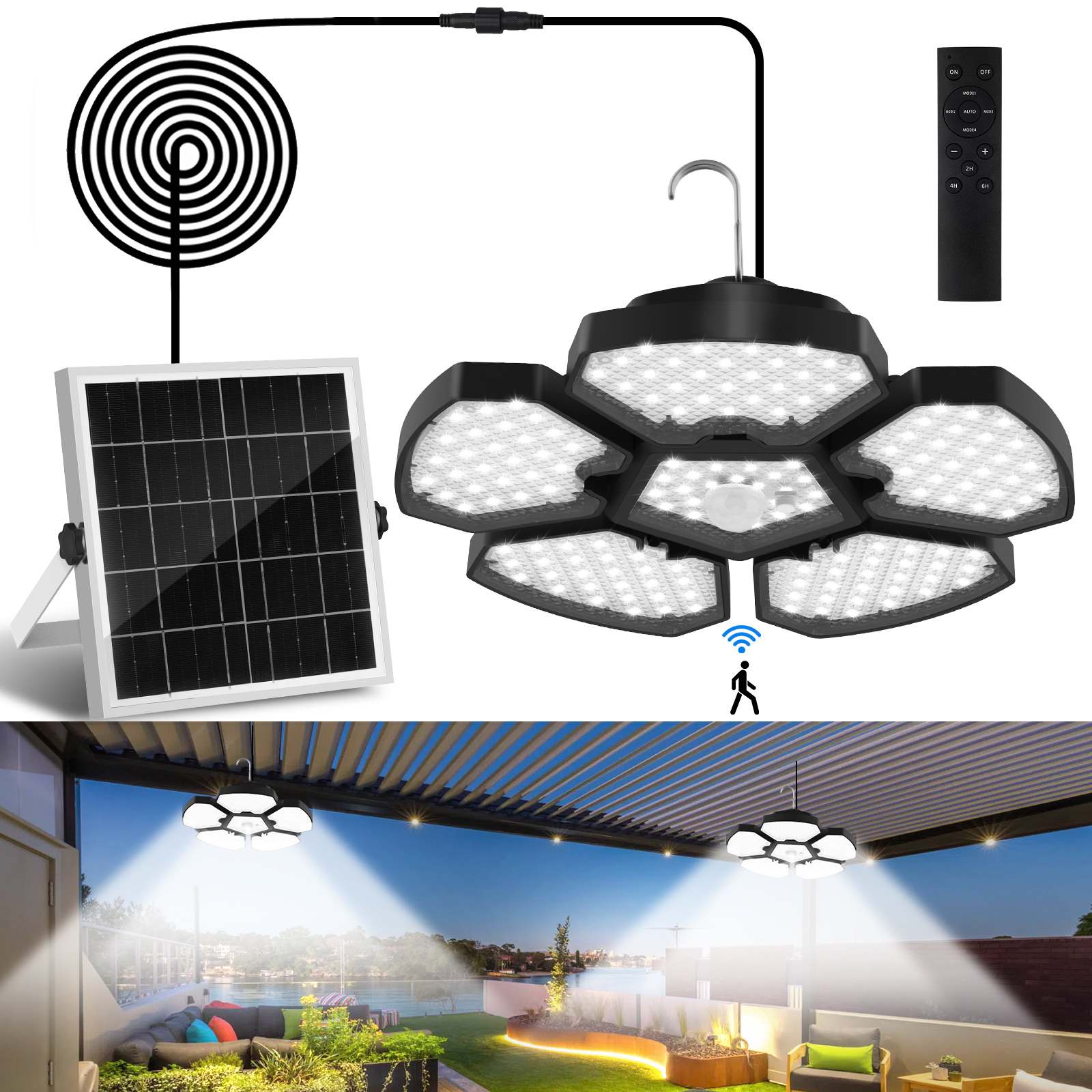 156LEDS Solar Shed Light Solar - Outdoor Power Garage recensie en prijs