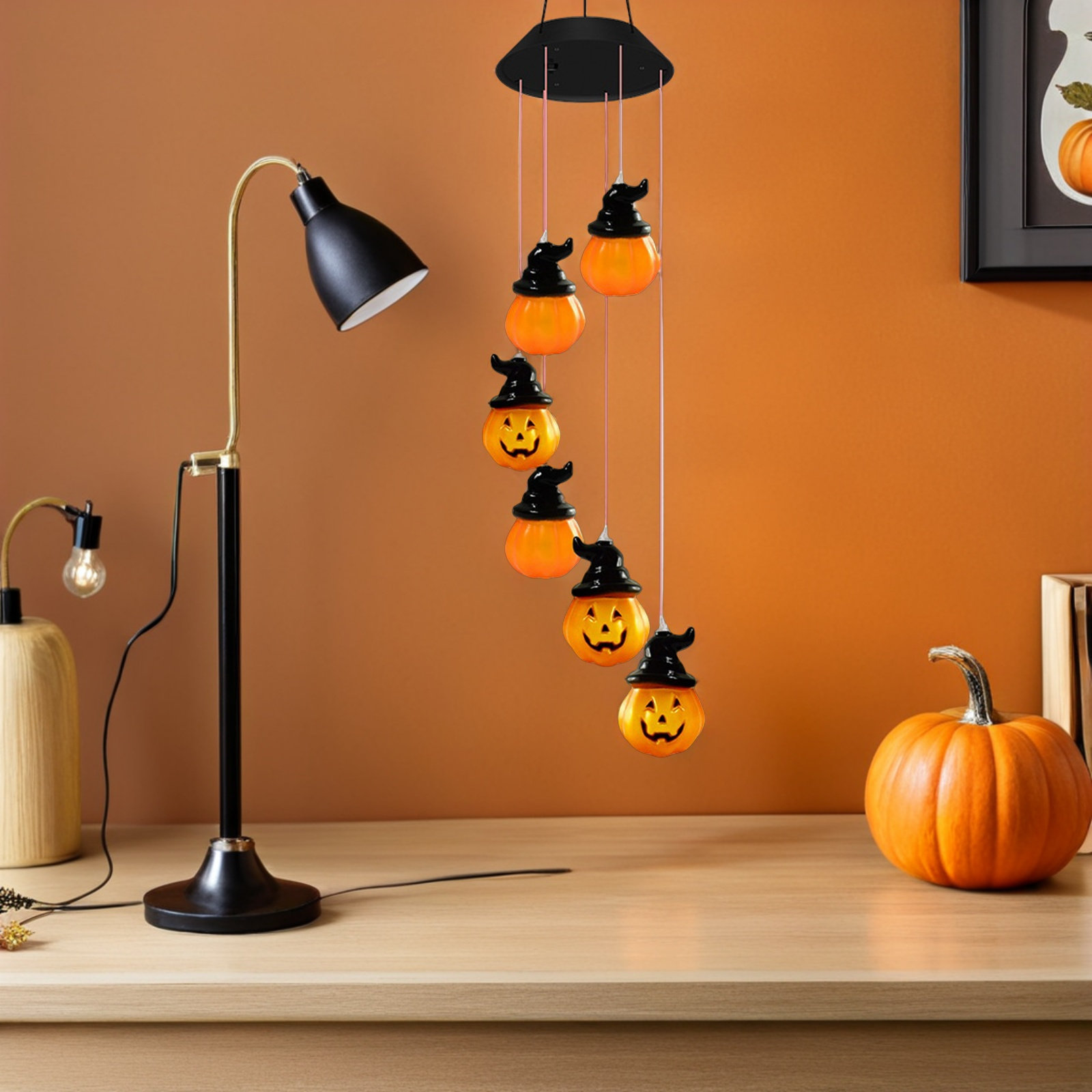 2Pcs Solar Powered Pumpkin Win - Outdoor Power Jack recensie en prijs