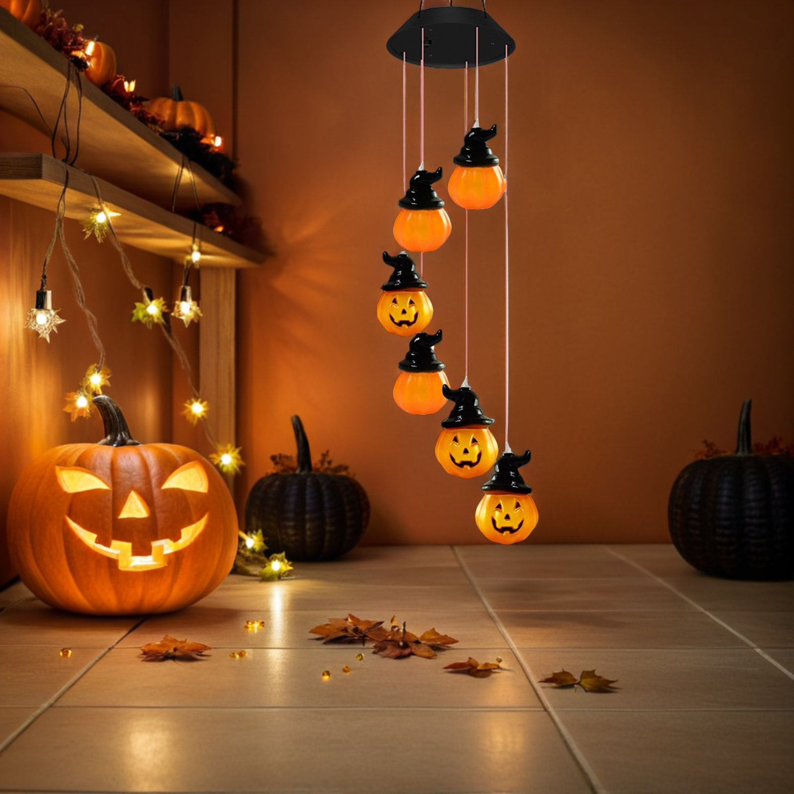2Pcs Solar Powered Pumpkin Win - Outdoor Power Jack recensie en prijs