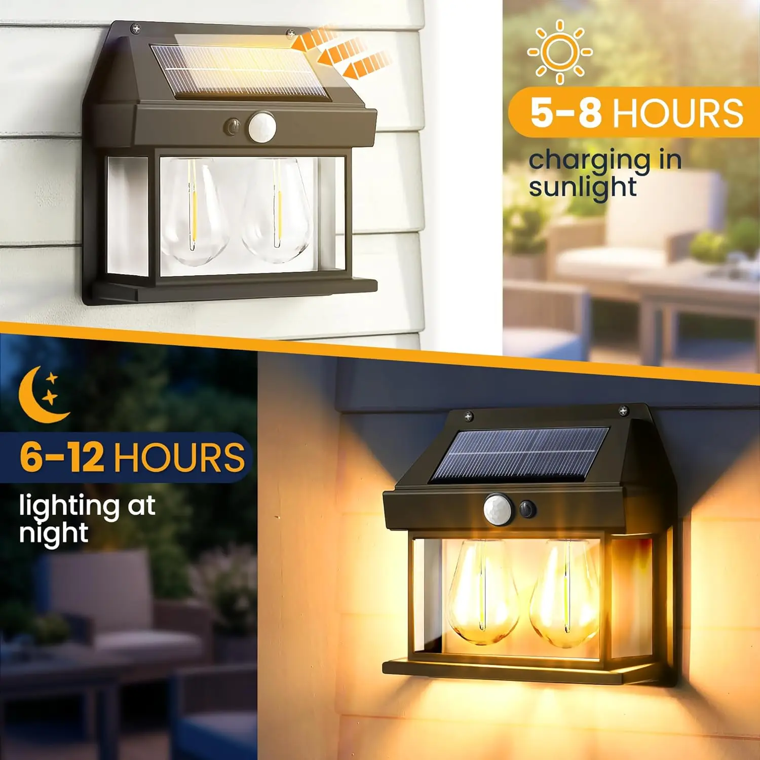 Outdoor Solar Wall Light Dual  - Outdoor Power Garage recensie en prijs