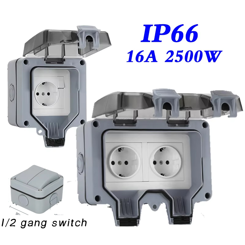 EU KR Outdoor Wall Waterproof  - Outdoor Power Parts recensie en prijs