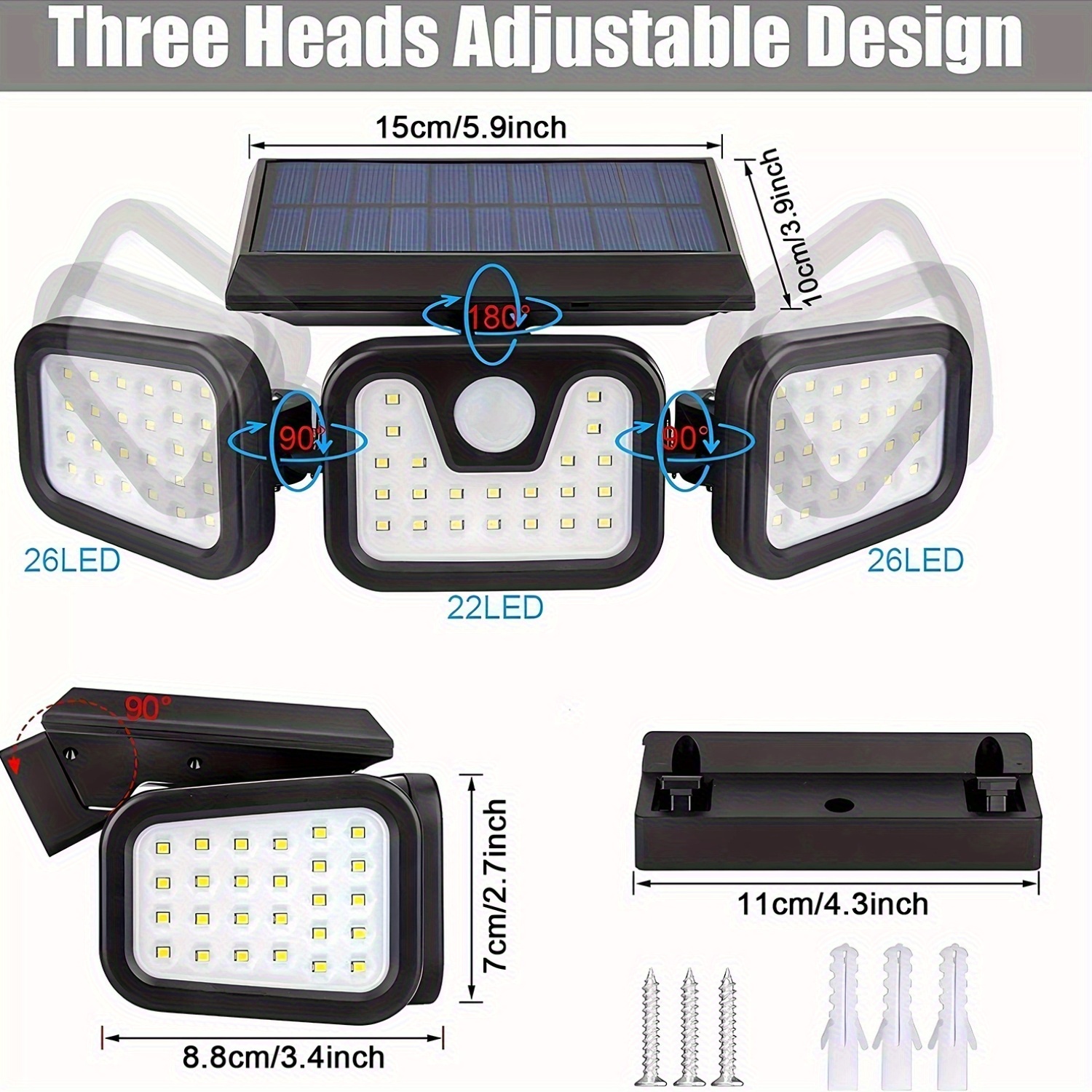 74 LED Solar Powered Motion Se - Outdoor Power Garage recensie en prijs