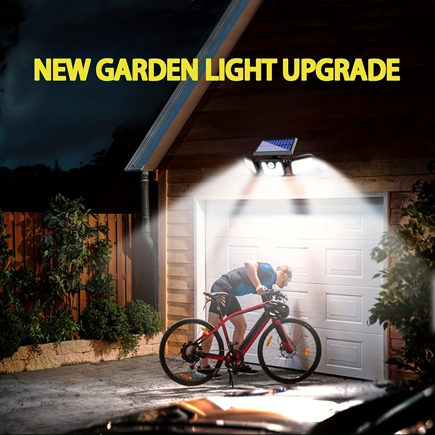 74 LED Solar Powered Motion Se - Outdoor Power Garage recensie en prijs