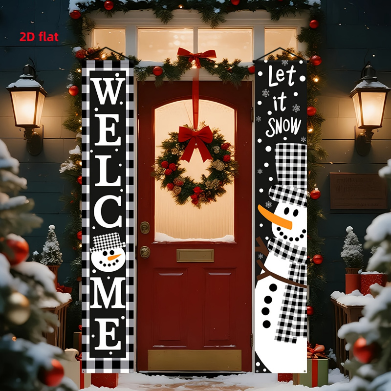 1pc2D flat, Christmas decorati - Outdoor Power Garage recensie en prijs