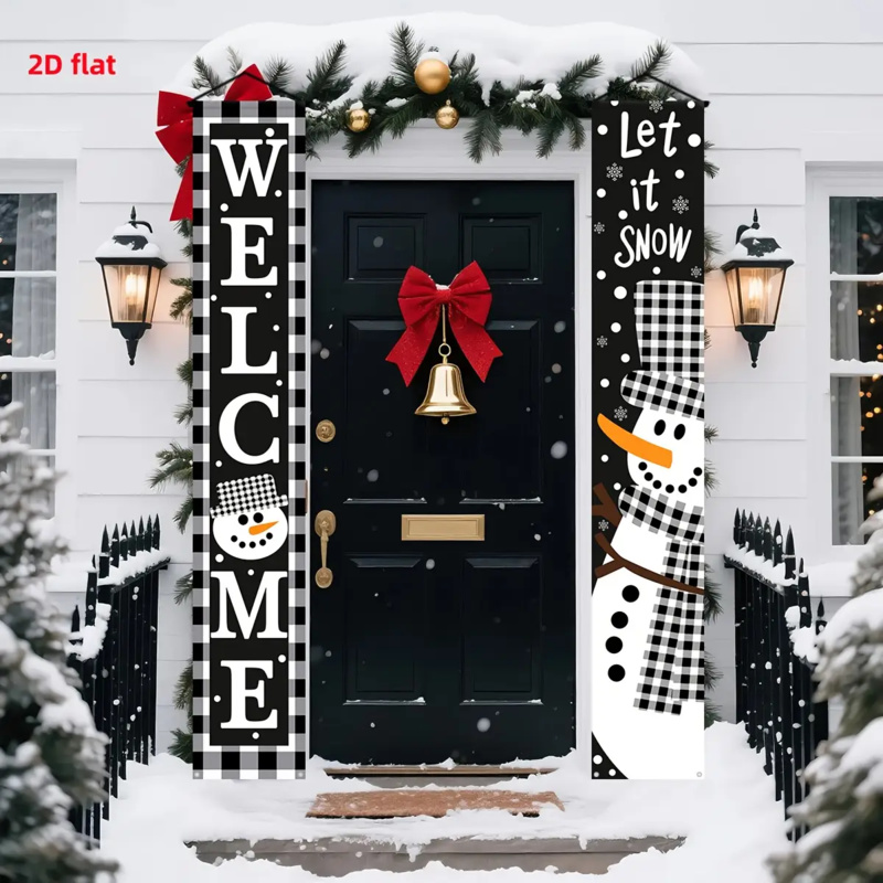 1pc2D flat, Christmas decorati - Outdoor Power Garage recensie en prijs