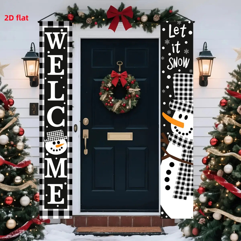 1pc2D flat, Christmas decorati - Outdoor Power Garage recensie en prijs