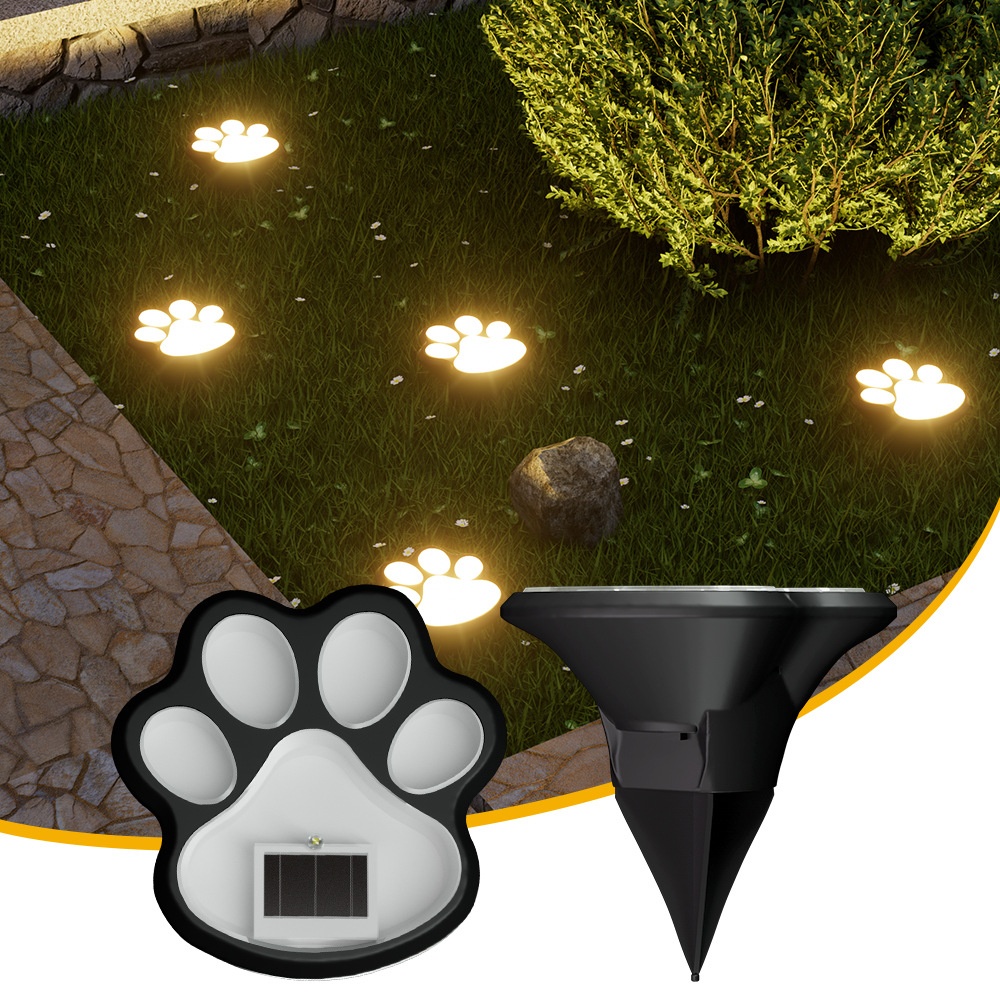 Solar Powered LED Dog Paw Prin - Outdoor Power Parts recensie en prijs