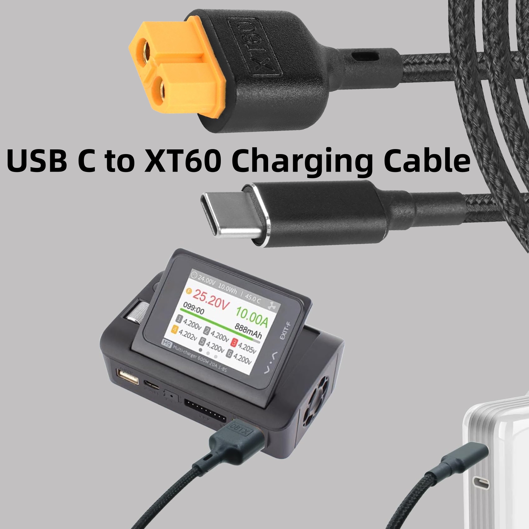 1M USB C to XT60 Charging Cabl - Outdoor Power Adapter Usb C recensie en prijs