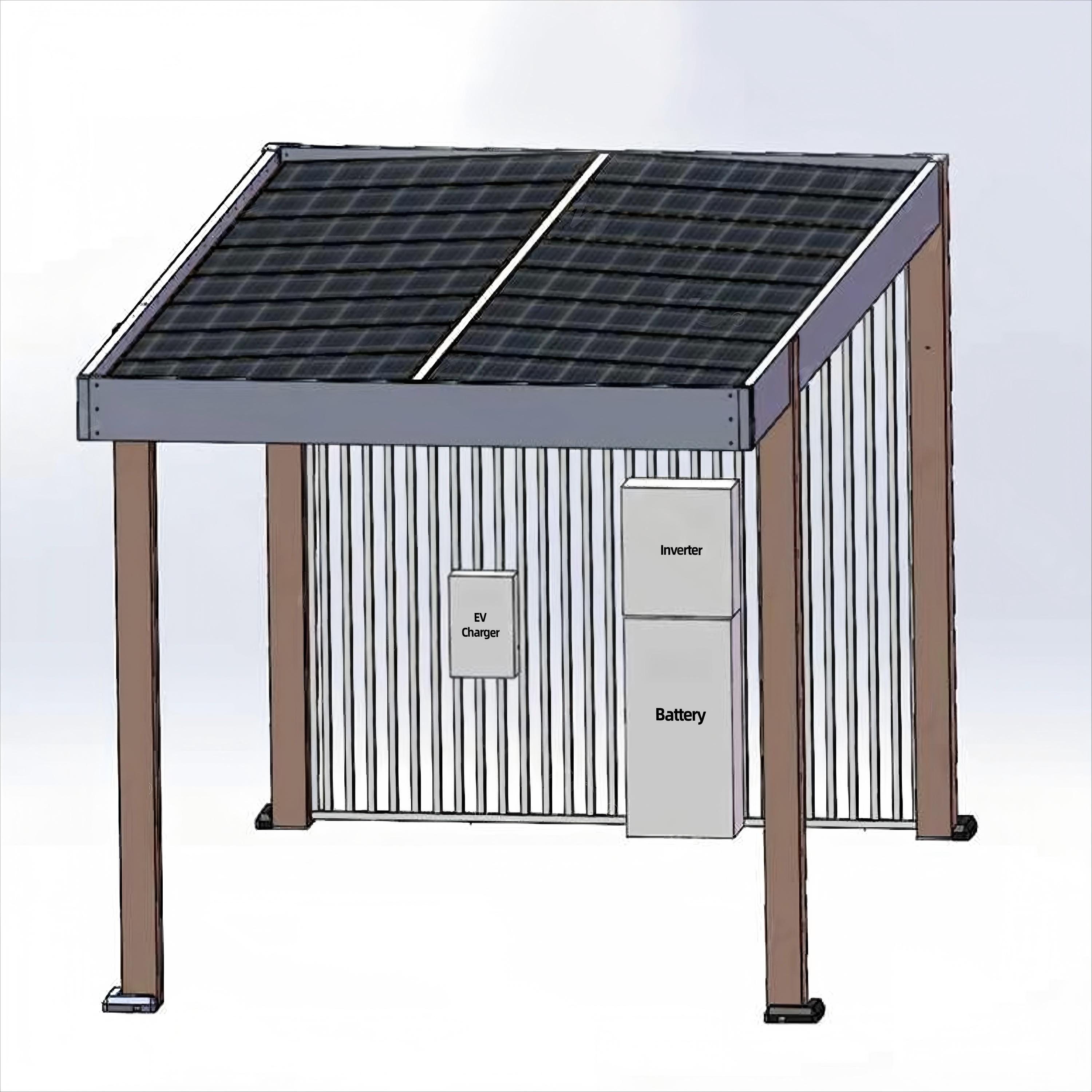 Any Size Custom Outdoor Solar  - Outdoor Power Garage recensie en prijs