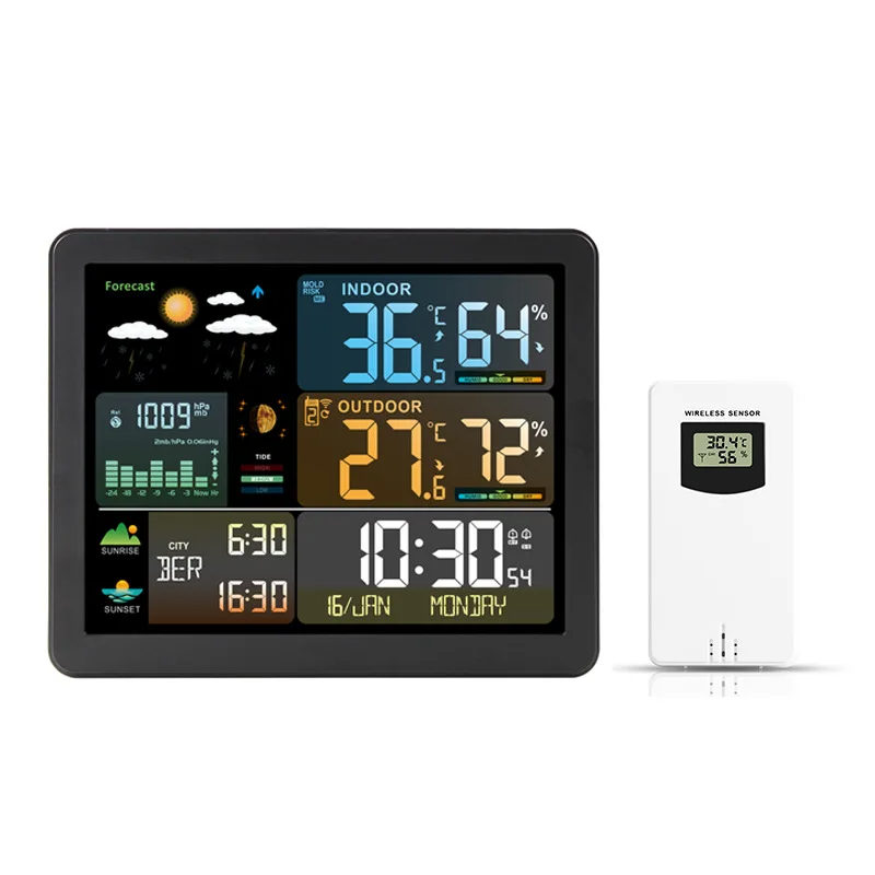 Digital Weather Station Clock  - Outdoor Power Tower recensie en prijs