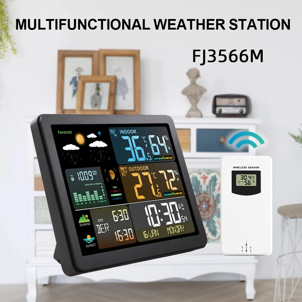 Digital Weather Station Clock  - Outdoor Power Tower recensie en prijs