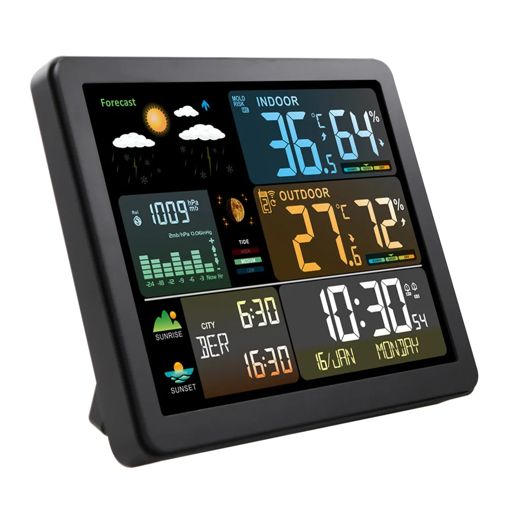 Digital Weather Station Clock  - Outdoor Power Tower recensie en prijs