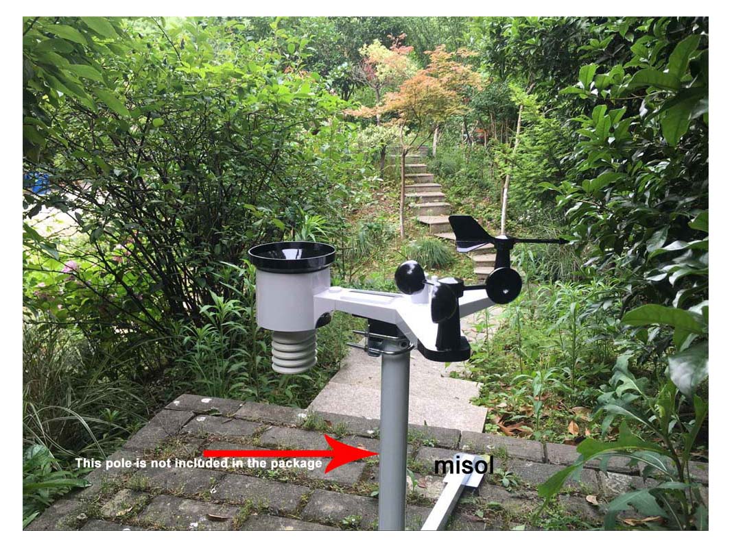 MISOL WiFi Weather Station wit - Outdoor Power Tower recensie en prijs