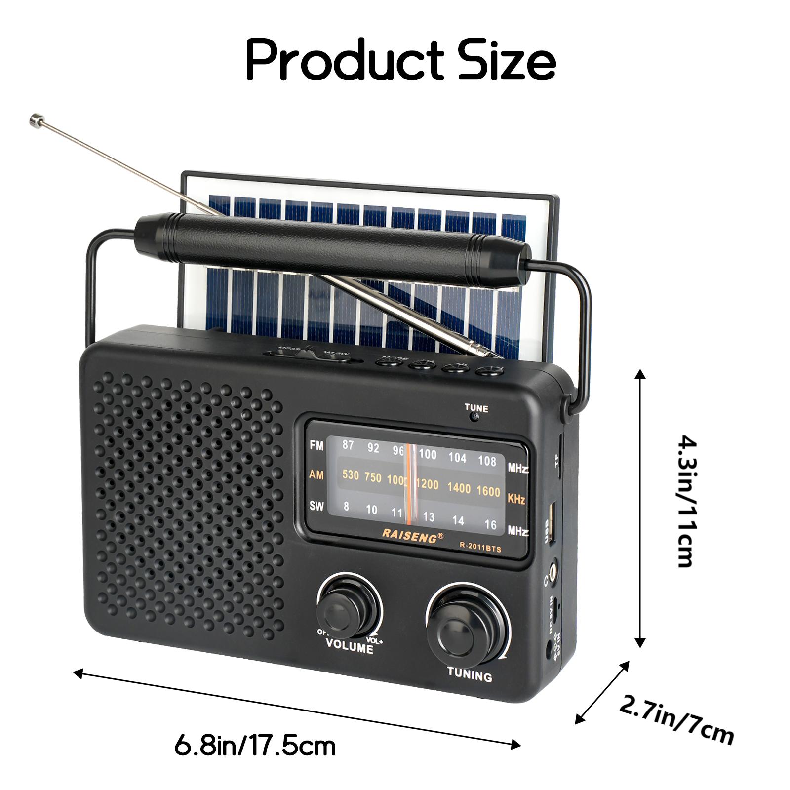 R-2011BTS portable radio AM FM - Outdoor Power Jack recensie en prijs